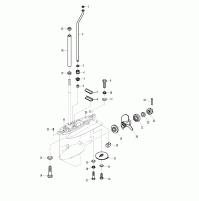 LOWER CASING & DRIVE 2 - 2 Strock for T40